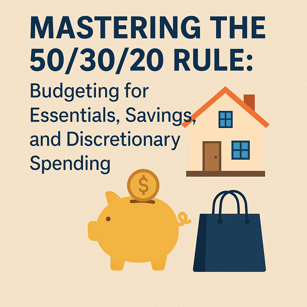 Mastering the 50/30/20 Rule: Budgeting for Essentials, Savings, and Discretionary Spending