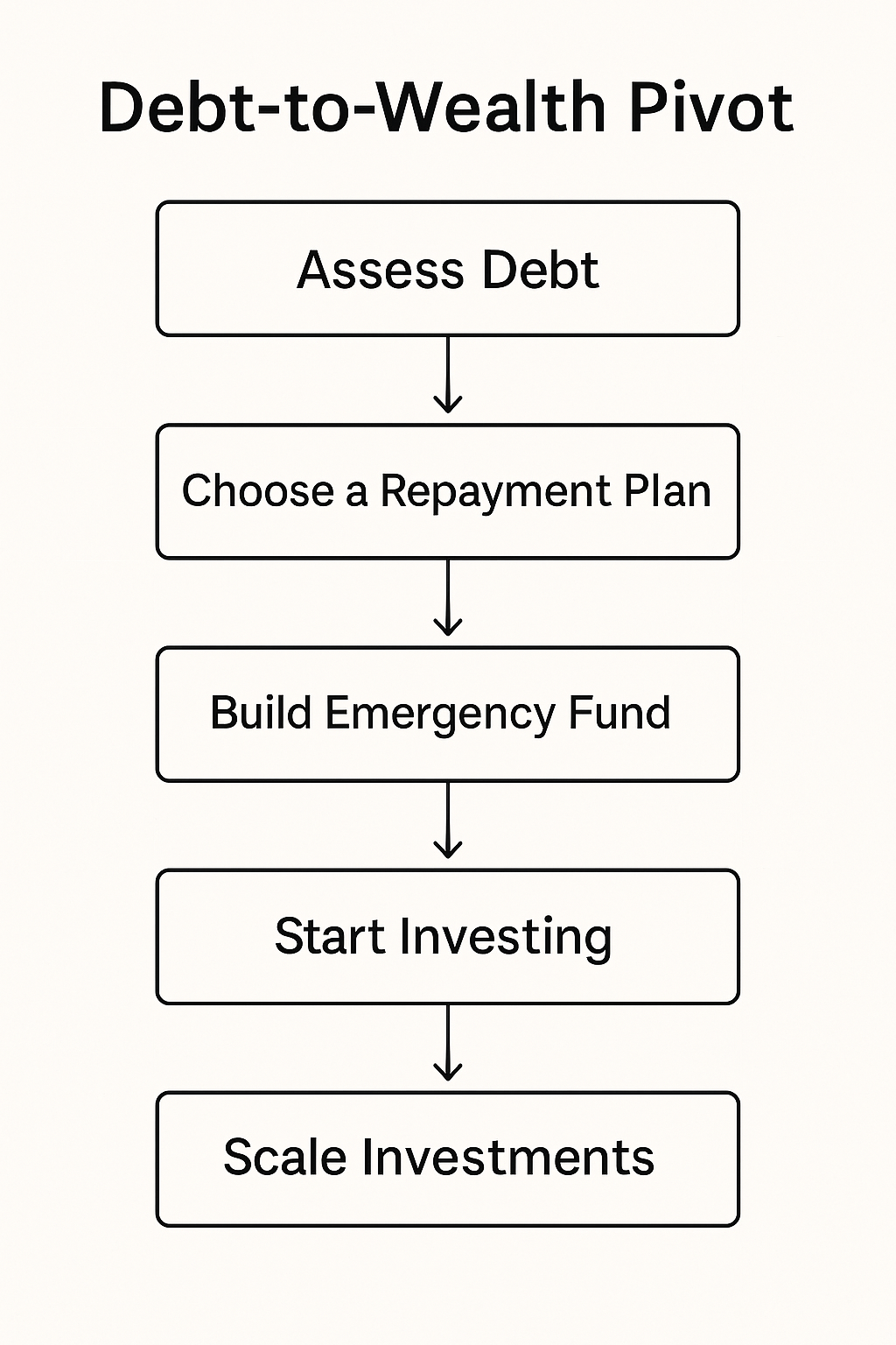 The Debt-to-Wealth Pivot: Turn $10K Debt into a $10K Portfolio
