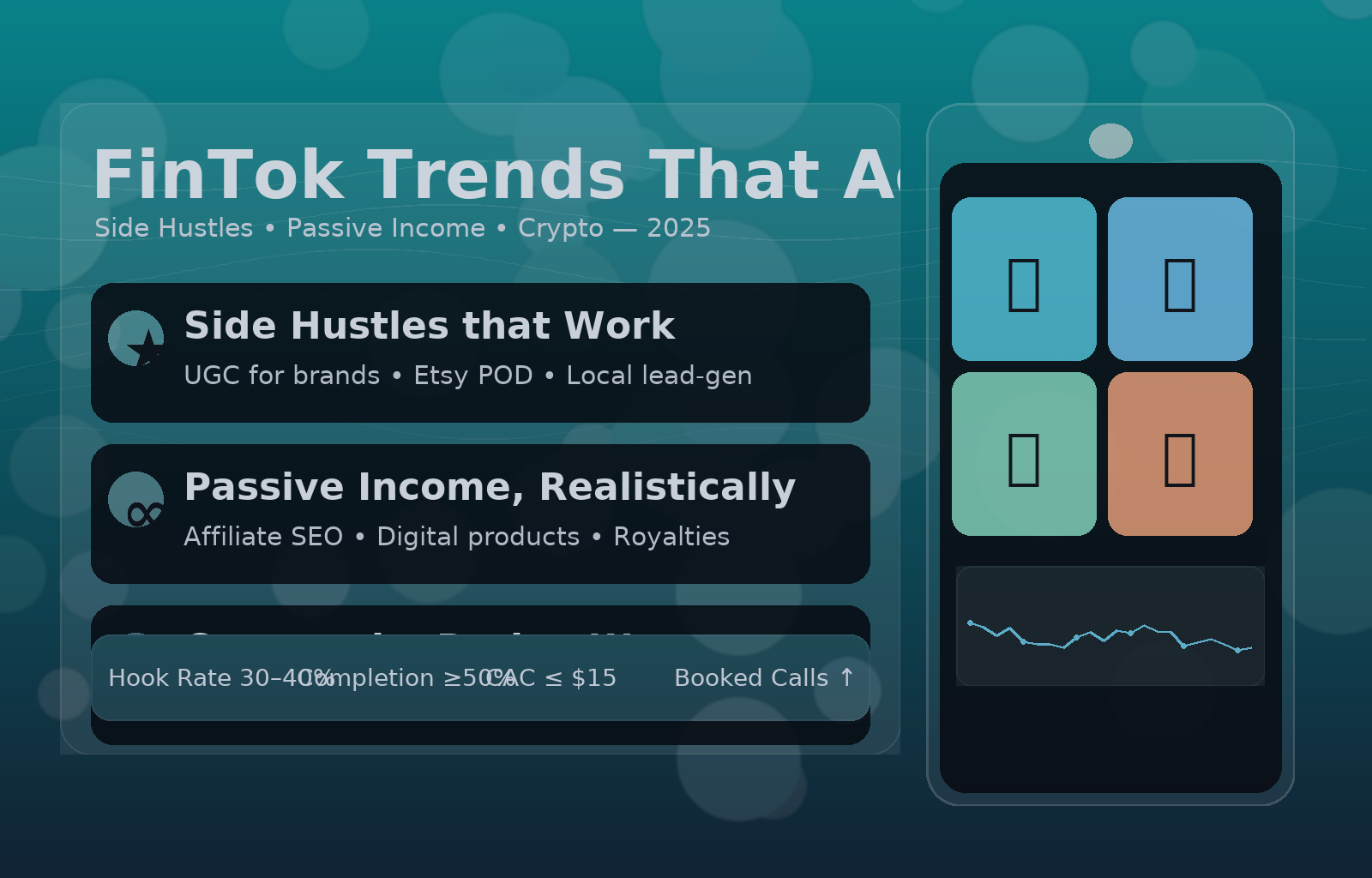 FinTok Trends That Actually Work: Side Hustles, Passive Income & Crypto