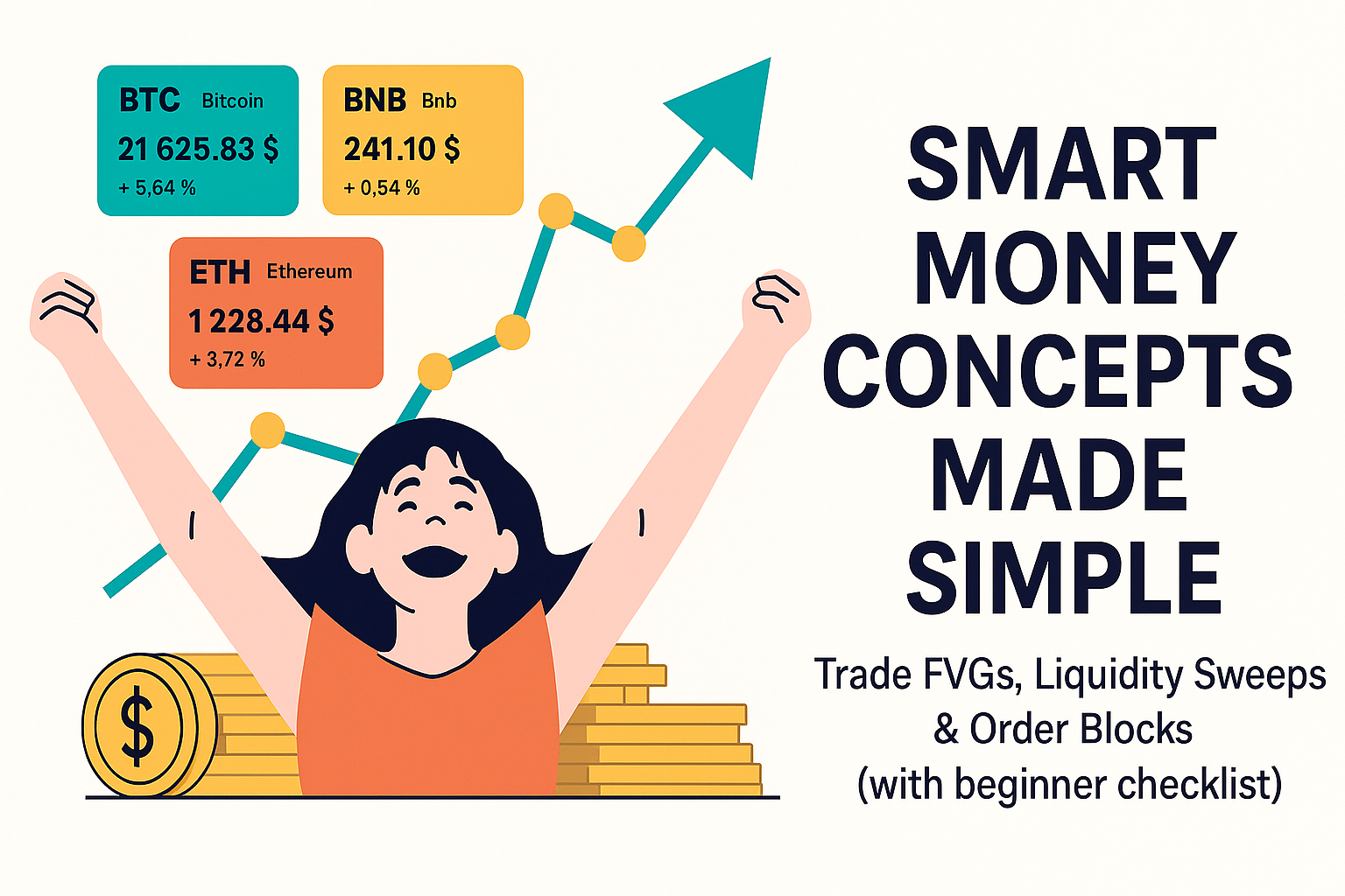 Smart Money Made Simple: How to Spot & Trade FVGs, Liquidity Sweeps & Order Blocks